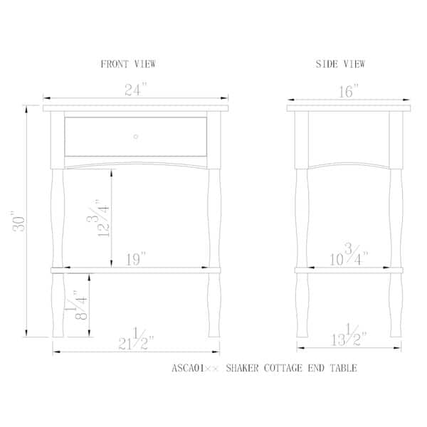 Copper Grove Daintree 24inch End Table with Drawer Bed Bath & Beyond