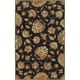 preview thumbnail 5 of 13, Livabliss Caper Handmade Floral Wool Area Rug Black - 10' x 14'