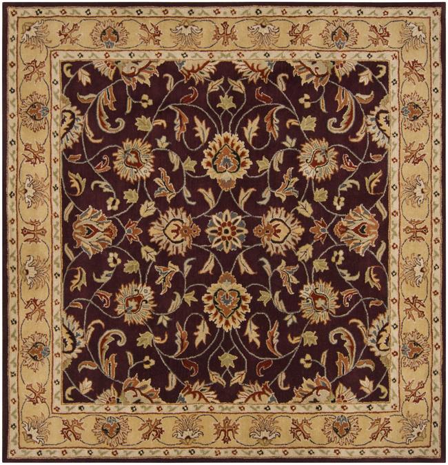 Hand-tufted Casa Plum Wool Rug (8' x 8')