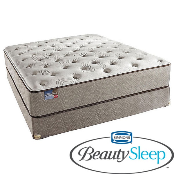 Simmons BeautySleep Fox Hollow Plush Queen size Mattress Set Simmons Beautyrest Mattresses