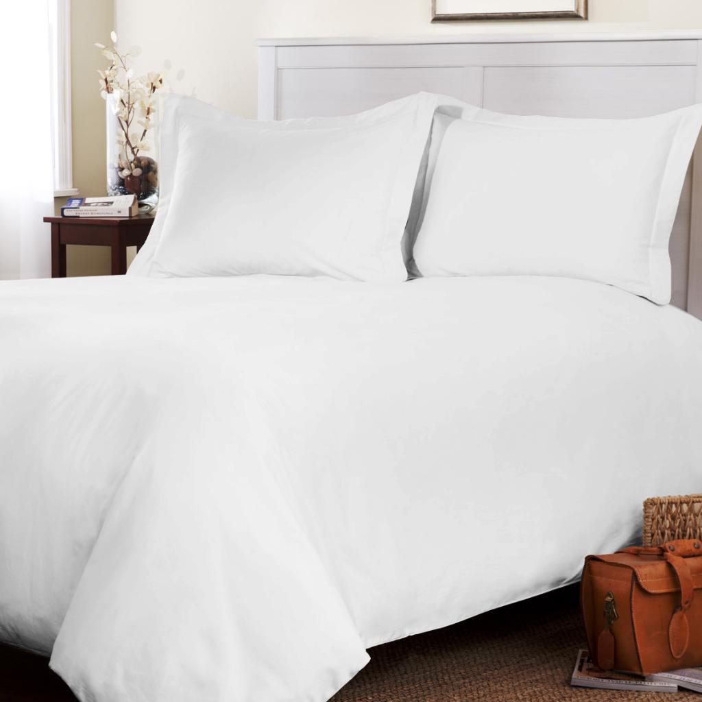 Shop Roxbury Park Solid White King Size 3 Piece Duvet Cover Set