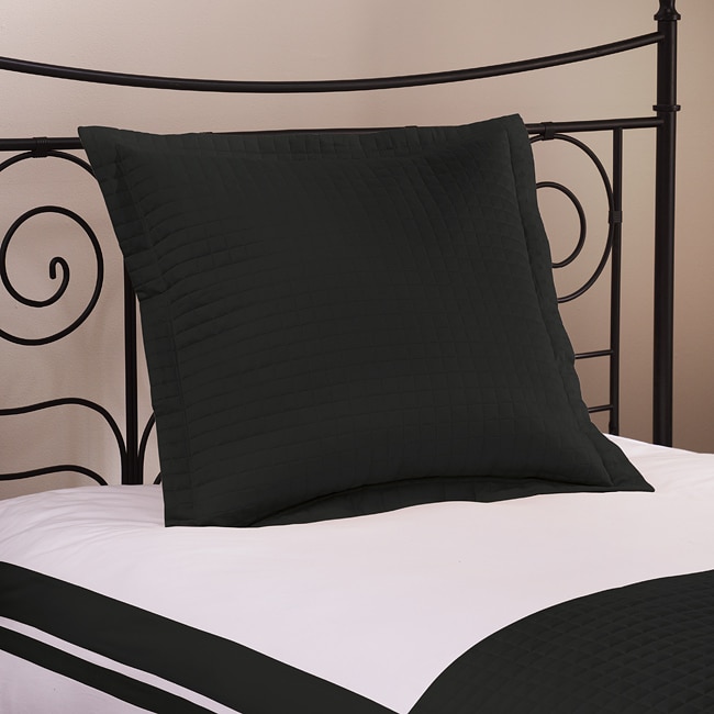 Roxbury Park Quilted Black Euro Sham Free Shipping On Orders Over 45