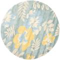 Safavieh Handmade Soho Blue/ Multi New Zealand Wool Rug - 6' x 6' Round