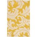 Safavieh Handmade Soho Gold/ Ivory New Zealand Wool Rug - 7'6 x 9'6