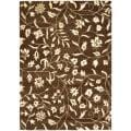 Safavieh Handmade Soho Brown/ Ivory New Zealand Wool Rug - 7'6 x 9'6
