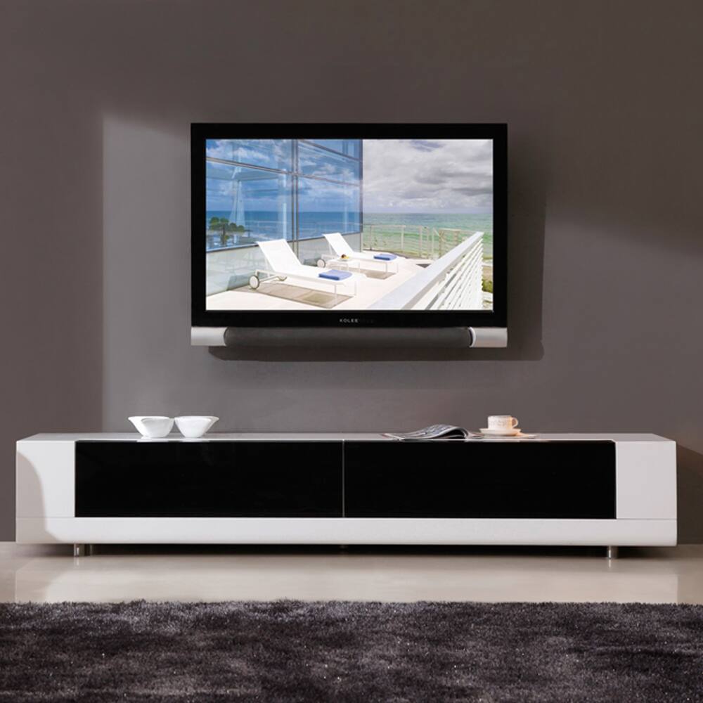 Roma White 2-drawer TV Stand