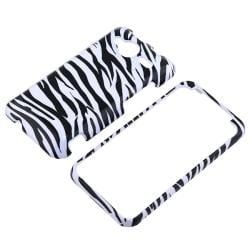 Snap on White/ Black Zebra Case for HTC EVO Shift 4G Eforcity Cases & Holders