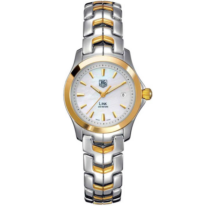 Tag Heuer Women's WJF1352.BB0581 'Link' 18kt Yellow Gold TwoTone Stainless Steel and Gold Watch