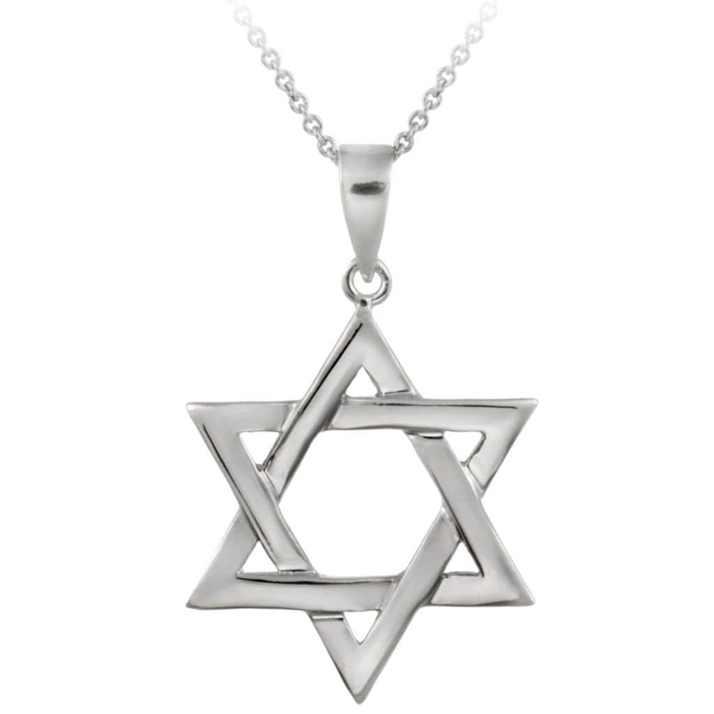 Sterling Silver Star of David Necklace