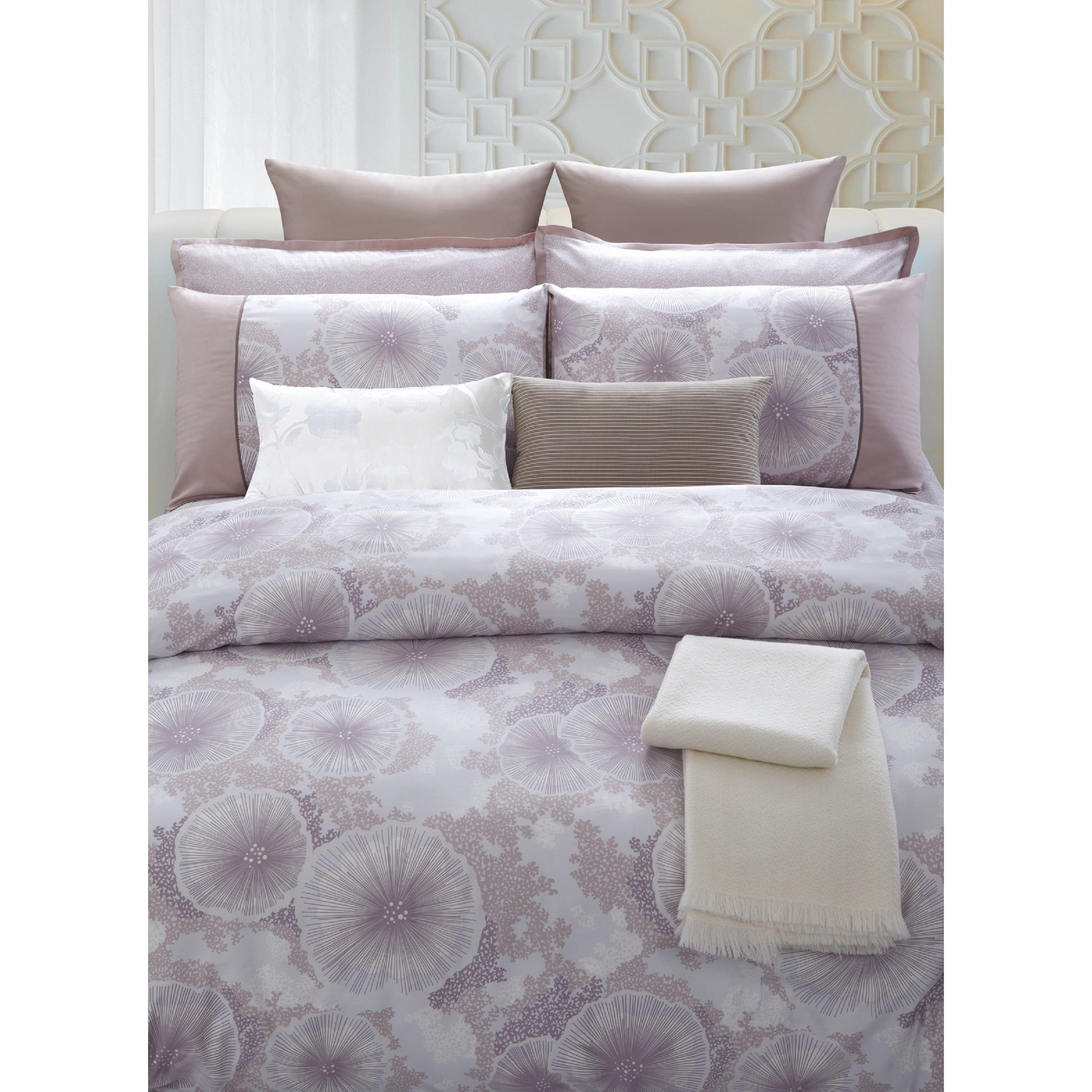Shop Purple Reef Cotton 7 Piece Duvet Cover Set Overstock 5900367