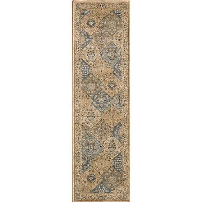 Preston Blue Panel Rug (23 X 76)