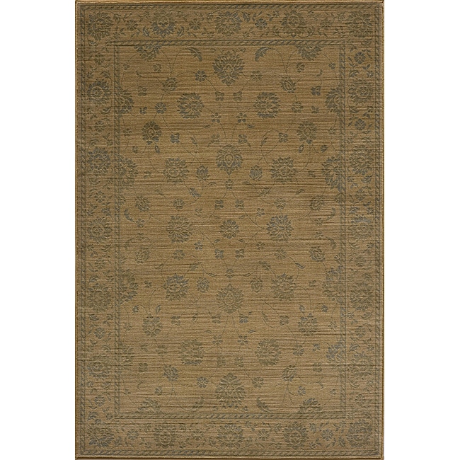 Preston Beige Kashan Rug (53 X 76)