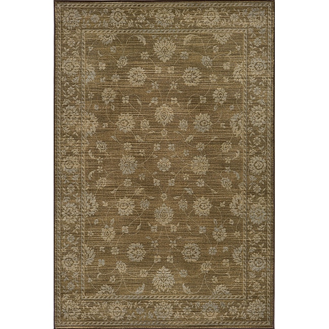 Preston Kashan Brown Rug (311 X 57)