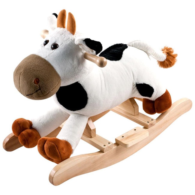 wooden ride on cow