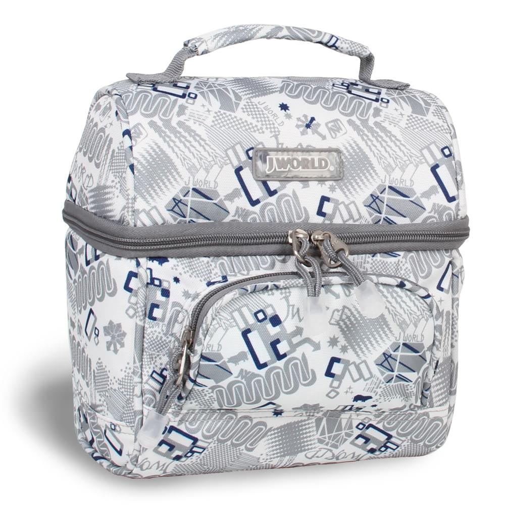 J World Corey Blinker White Lunch Tote