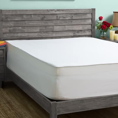 Slumber Solutions 3-inch Memory Foam Mattress Topper with Cotton Cover