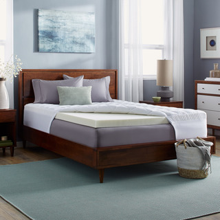 4.5-inch Memory Foam and Fiber Mattress Topper