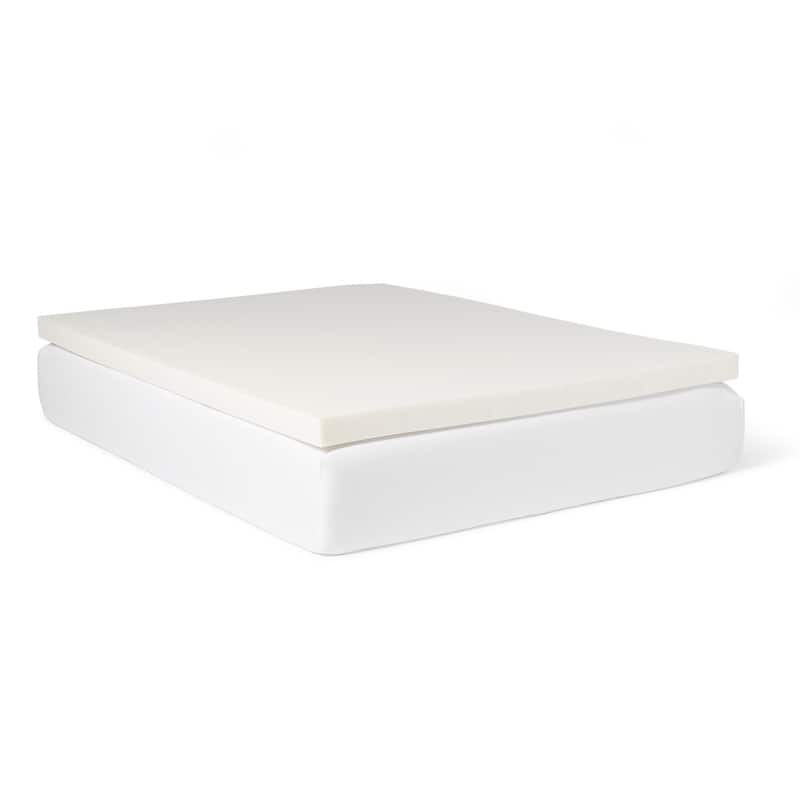 Slumber Solutions 3-inch Memory Foam and 1.5-inch Fiber Mattress Topper
