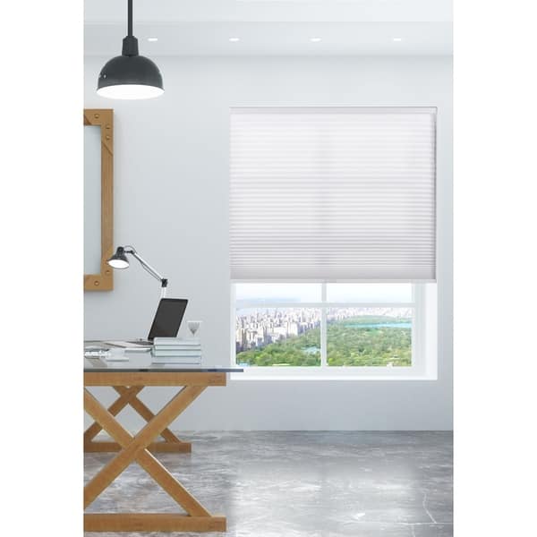 slide 2 of 11, Arlo Blinds Pure White Light-filtering Cordless Cellular Shades