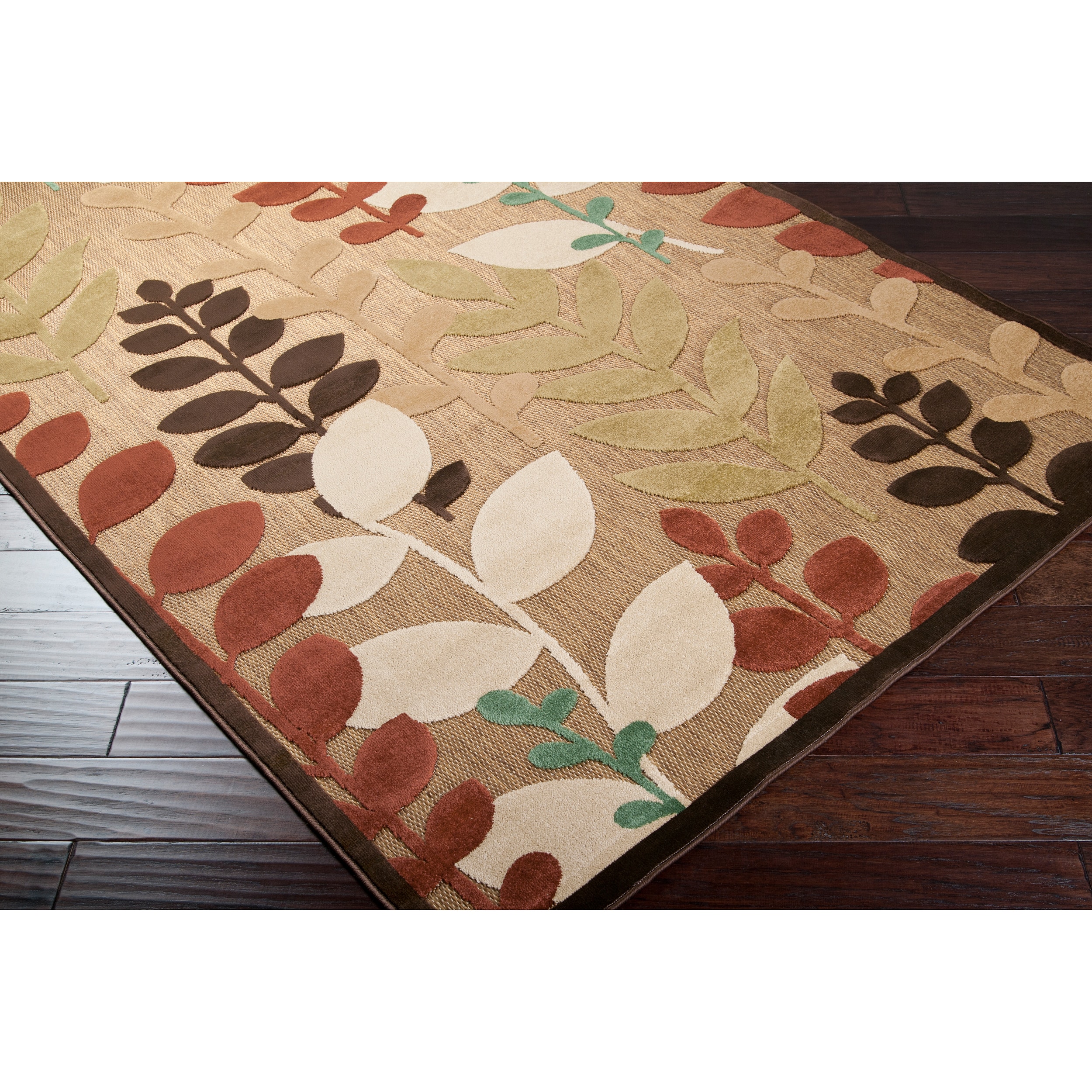 Woven Terrance Indoor/outdoor Floral Rug (26 X 710)