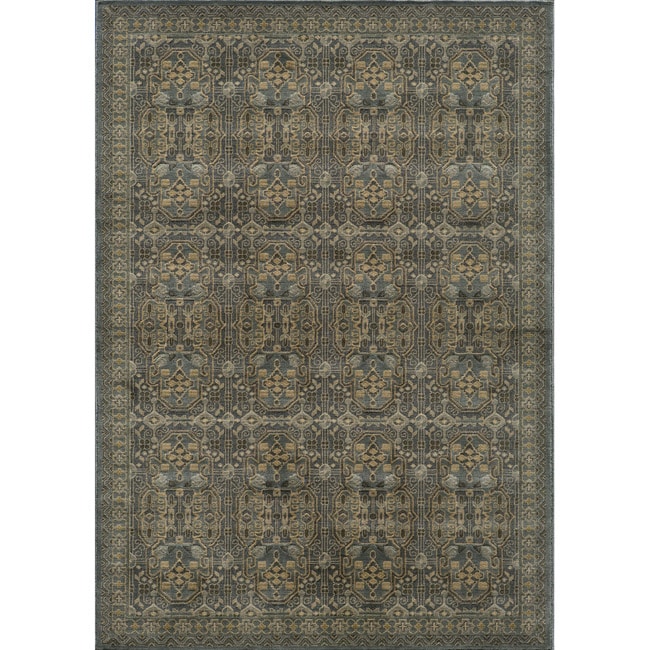 Preston Blue Agra Rug (2 X 3)