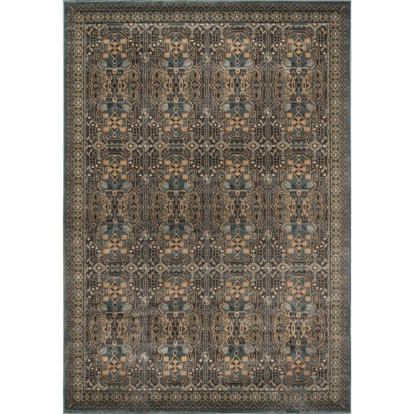 Momeni Belmont Light Blue Agra Rug (7'10 x 9'10) - 7'10" x 9'10"