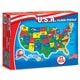 preview thumbnail 2 of 5, Melissa & Doug U.S.A. (United States) Map Floor Puzzle - 51 Pieces