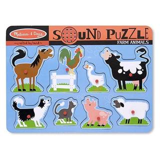 melissa & doug farm animals sound puzzle