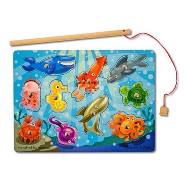 slide 1 of 1, Melissa & Doug Fishing Magnetic Puzzle Game - Multi