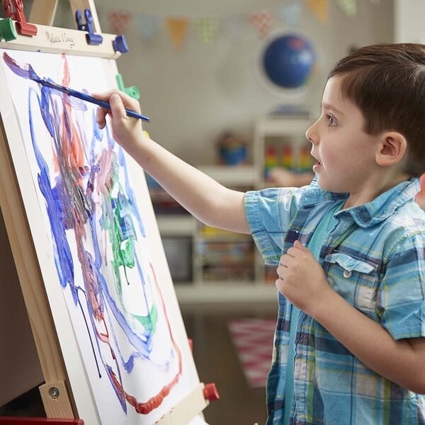 melissa doug art easel accessory set