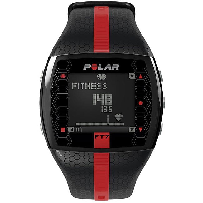 Polar Mens Ft7mr Black/ Red Heart Rate Monitor