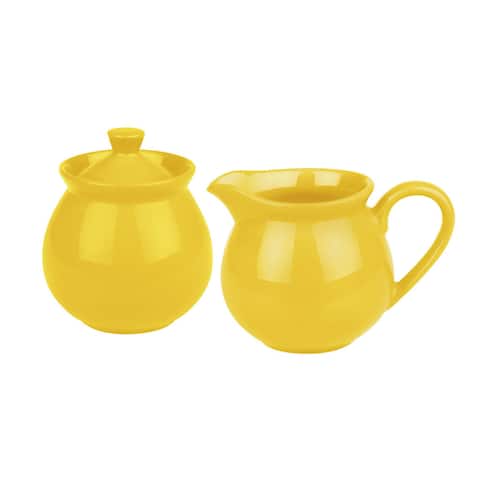 Waechtersbach Fun Factory Buttercup Creamer/ Sugar Set