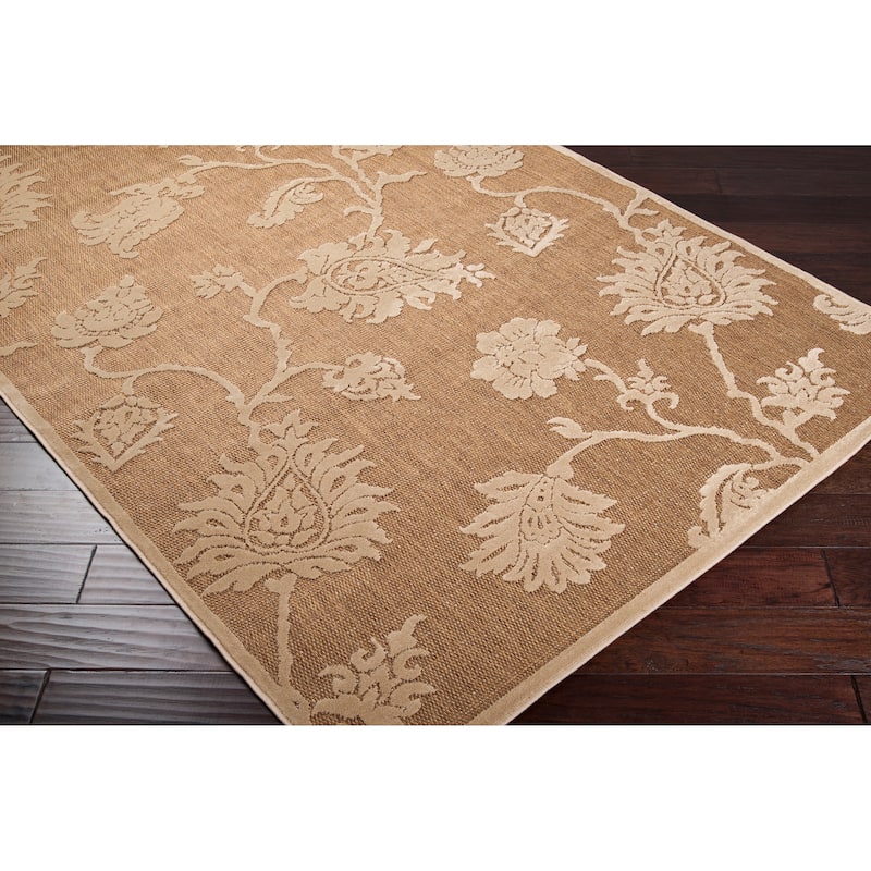 Copper Grove Bienville Woven Indoor/ Outdoor Floral Rug - 5' x 7' - 5' x 7'6"