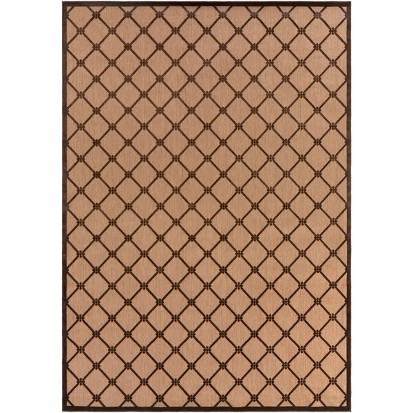 Woven Dorchester Indoor/Outdoor Geometric Area Rug - 8'8 x 12'