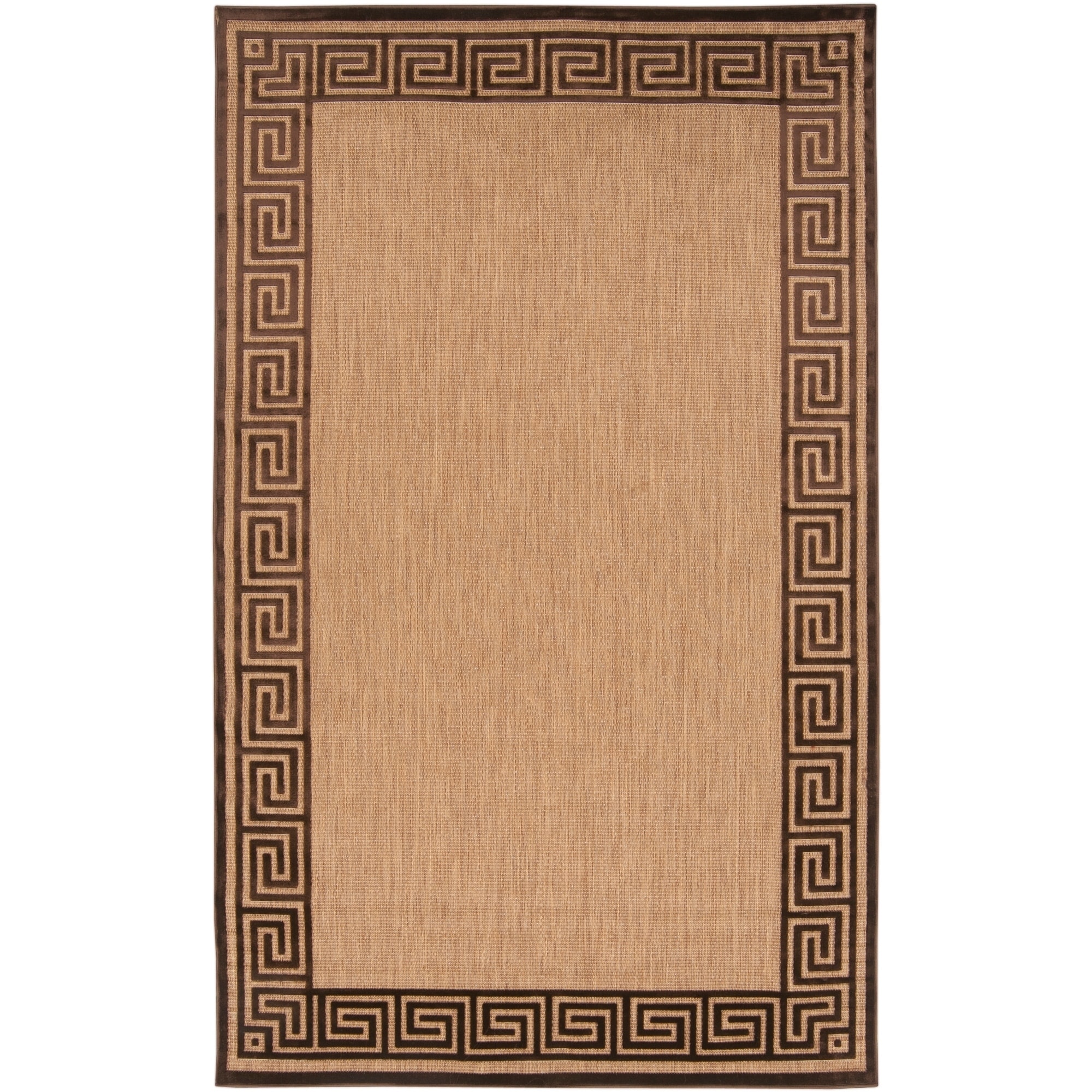 Woven Newbury Indoor/outdoor Geo Border Rug (39 X 58)