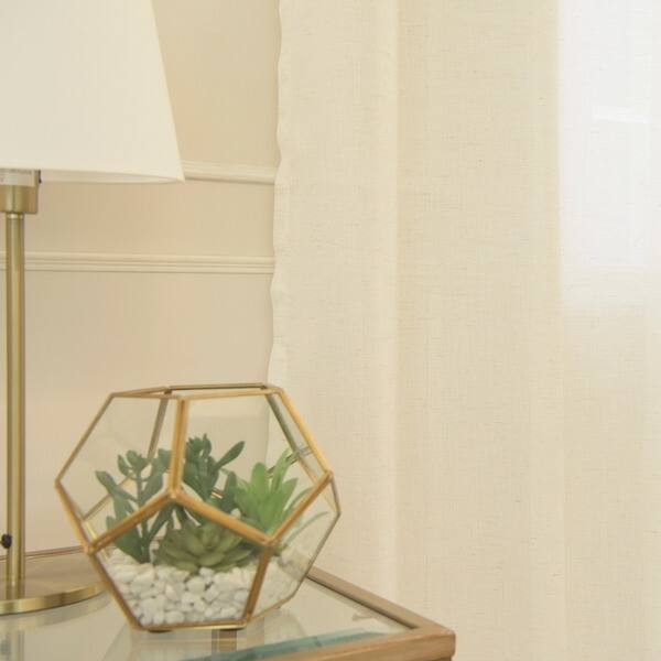 Shop Aurora Home Faux Linen Grommet 84 Inch Curtains 50 X 84
