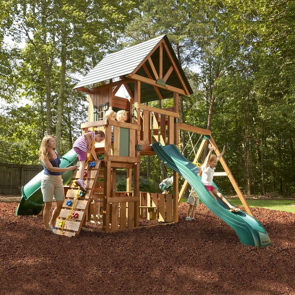 Swing N Slide Southampton Wood Complete Play Set   13621103