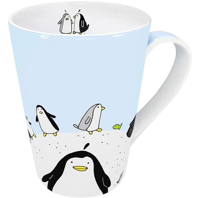 Konitz Globetrotter Penguin Mugs (Set of 4)
