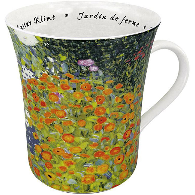 Konitz Les Fleurs Chez Les Peintres   Klimt Mugs (set Of 4)