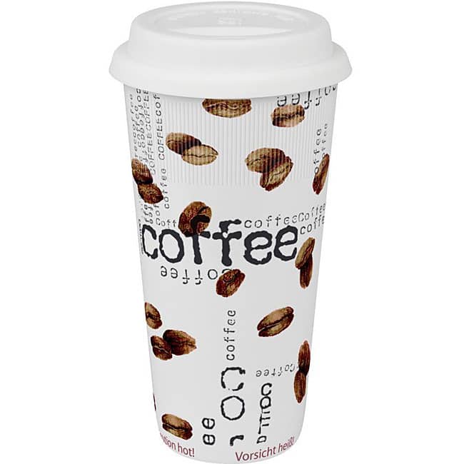 Konitz Coffee Collage Large Travel Mugs (Set of 4)