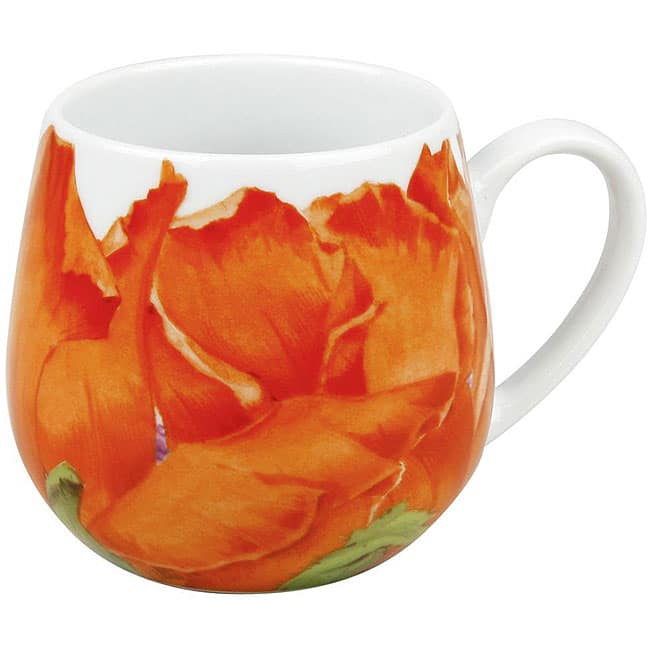 Konitz Poppy Blossom Snuggle Mugs (Set of 4)