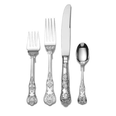 Wallace Queens Ornate 65-piece Stainless Steel Flatware Set (Service for 12)
