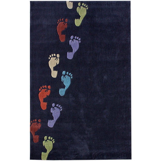 Nuloom Handmade Pino Footsteps Rug (36 X 56)