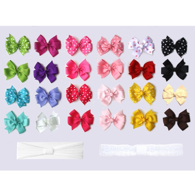 Shop CreateYourOwn Nylon Headband with Detachable Bow Free Shipping On Orders Over 45