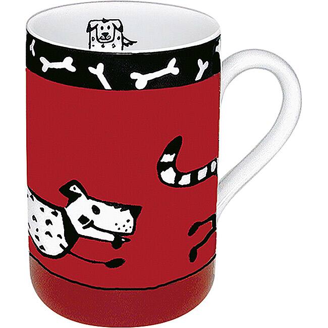 Konitz Mugs Animal Stories Dog (Set of 4)