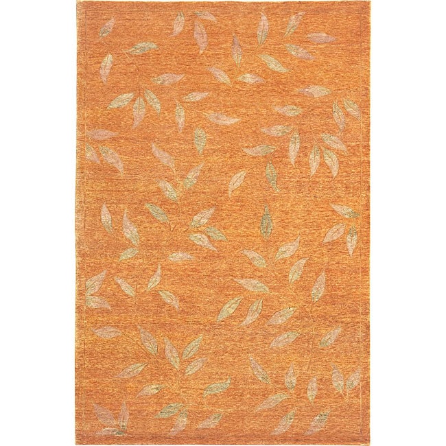 Hand Knotted Serenity Wool And Silk Rug (6 X 9)