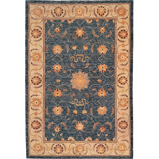 Hand knotted Isabella Himalayan Sheep Wool Rug (6 X 9)