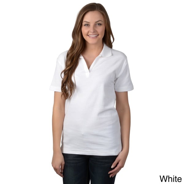 ADI Ultra Women's Double Pique Short sleeve Polo Shirt ADI Short Sleeve Shirts