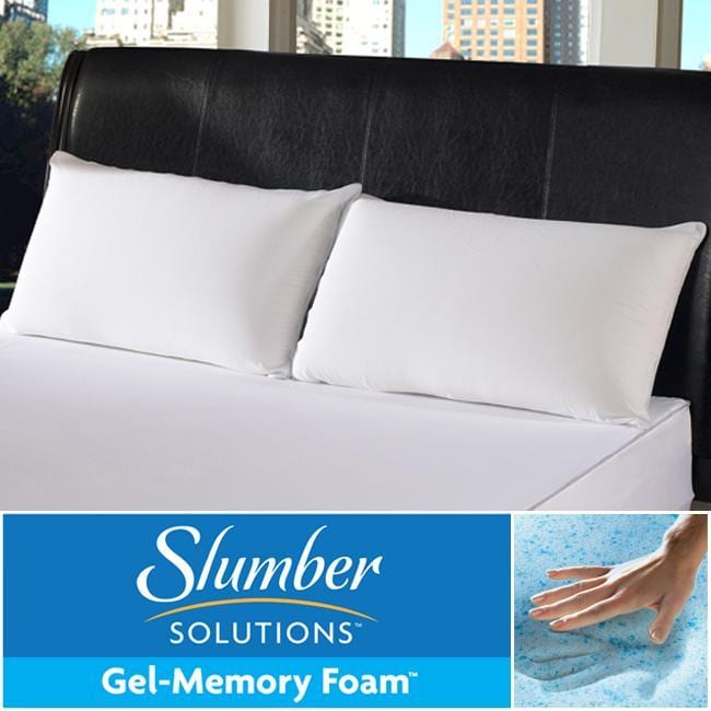 Slumber Solutions Gel Memory Foam Classic Sleep Pillow