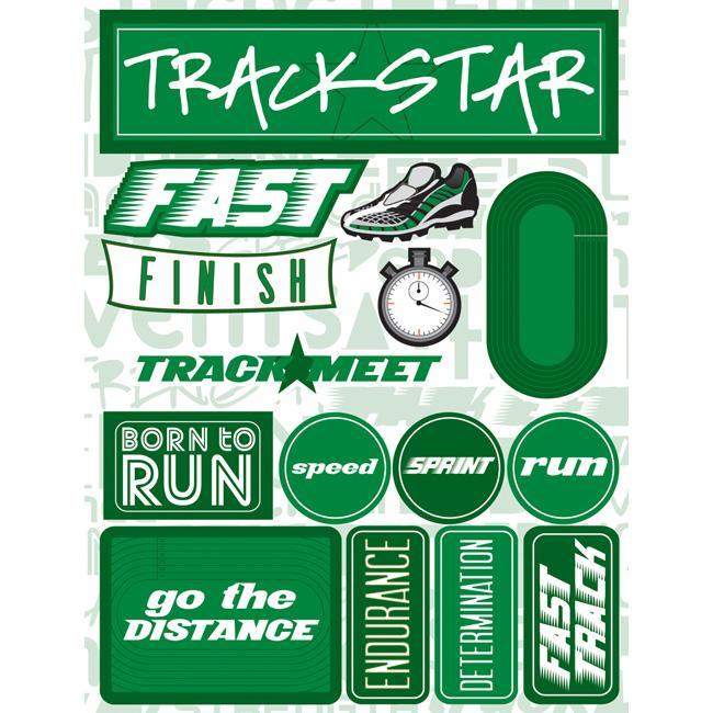 Signature Dimensional Track Stickers